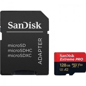 Extreme Pro microSDXC 128GB 170/90 MB/s A2 V30