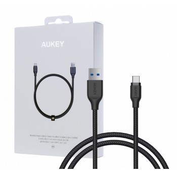 CB-AC1 nylonowy kabel Quick Charge USB C-USB 3.1 FCP AFC 1.2m 5 Gbps 3A 60W PD 20V
