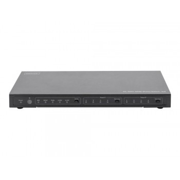 DIGITUS 4K/60Hz HDMI Matrix Switch (4x2) with Audio Extractor - Video/Audio-Schalter