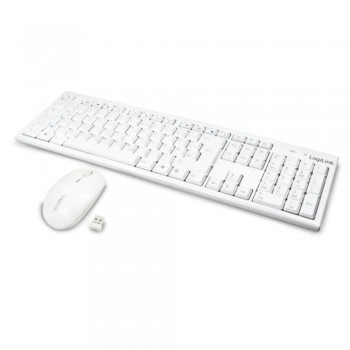 LogiLink Tastatur-und-Maus-Set ID0104W - Weiß