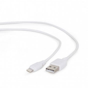 Kabel USB 8-pin 1m/biały
