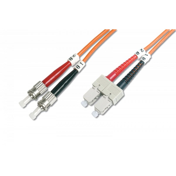 Patch cord światłowodowy FO MM 50/125 OM2 ST-SC 2m Patch cord światłowodowy FO MM 50/125 OM2 ST-SC 2m