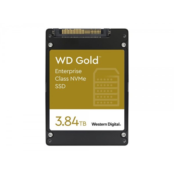 WD Gold Enterprise-Class SSD WDS384T1D0D - Solid-State-Disk - 3.84 TB - U.2 PCIe 3.1 x4 (NVMe)