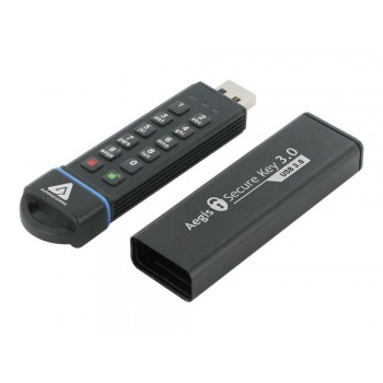 Apricorn Aegis Secure Key 3.0 - USB-Flash-Laufwerk - 120 GB