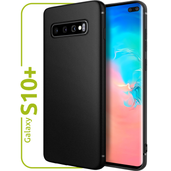 smart engineered Silicone Protective Slim-Case for Samsung Galaxy S10+ matte black