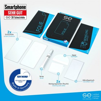 smart engineered 2x3D Screen Protector for Apple iPhone 13 Pro Max transparent