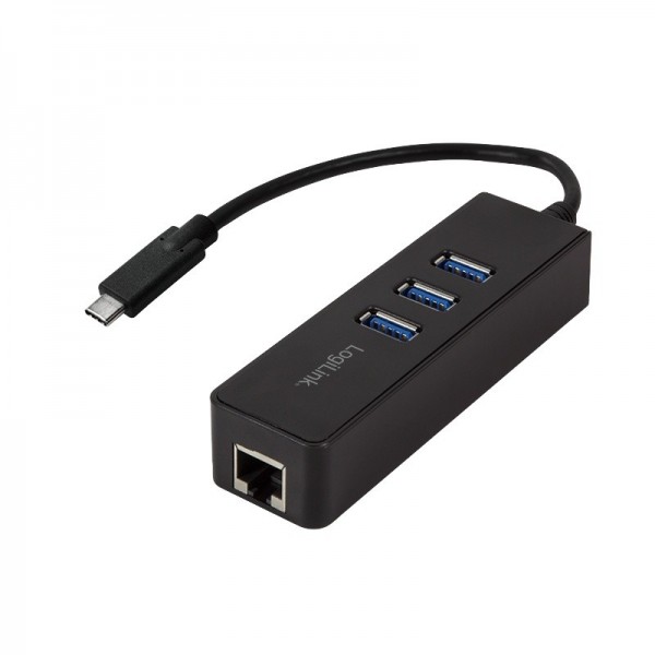 Adapter Gigabit Ethernet do USB 3.0 z hubem USB Adapter Gigabit Ethernet do USB 3.0 z hubem USB