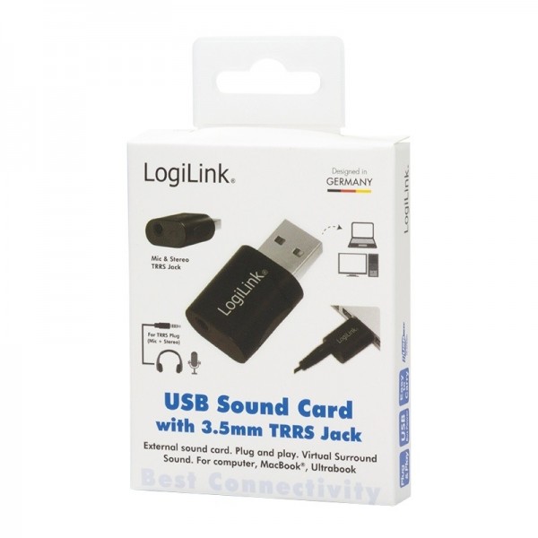 Karta dźwiękowa USB 2.0 3.5mm TRRS jack