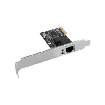 Karta sieciowa PCI-E 1X RJ45 1GB RTL8111C śledź low profile