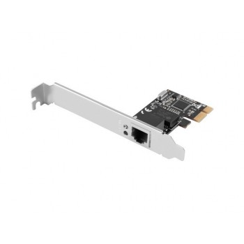 Karta sieciowa PCI-E 1X RJ45 1GB RTL8111C śledź low profile