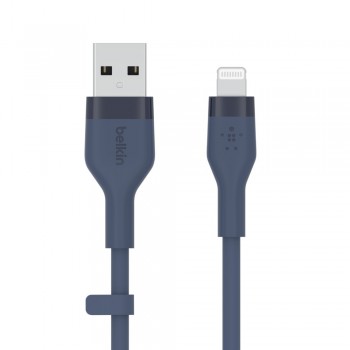Kabel BoostCharge USB-A do Ligtning silikonowy 2m, niebieski