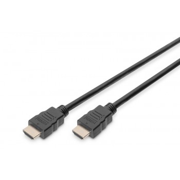 Kabel połączeniowy HDMI HighSpeed z Ethernetem 4K 60Hz UHD Typ HDMI A/HDMI A M/M 1m Czarny