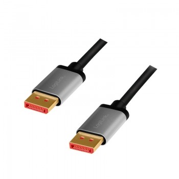 Kabel DisplayPort 8K/60 Hz,DP/M do DP/M aluminiowy 1m