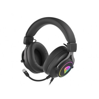 Słuchawki dla graczy Neon 750 podświetlenie RGB z mikrofonem Czarne
