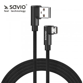 Kabel z dwustronnym złączem USB CL-161 SAVIO 1m
