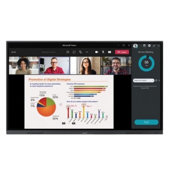 Monitor interaktywny PNL862B 86 cali UHD 350cd/m2 OPS 16/7 PrecisionTouch 20 touch points