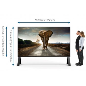 Monitor wielkoformatowy 120 cali 8M-Series Large Format Display, 8K, 600cd/m2, podświetlenie D-LED, 16/7