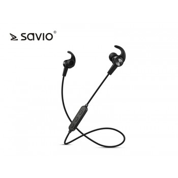 Bezprzewodowe słuchawki Bluetooth v.4.2 z mikrofonem earbuds Savio WE-02 Sport