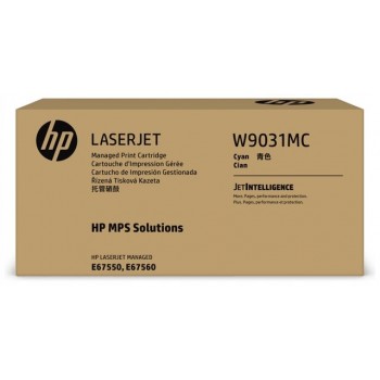 HP Cyan Managed LaserJet Toner Cartridge (W9031MC) - CONTRACT (28,000 pages)