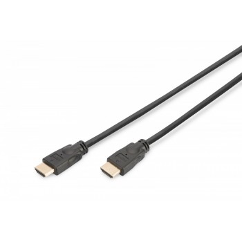 Kabel połączeniowy HDMI HighSpeed z Ethernetem 4K 60Hz UHD Typ HDMI A/HDMI A M/M 1m Czarny