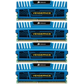 CORSAIR Vengeance 4x4GB DIMM1600MHz DDR3CL9XMPNon-ECCwith Heatsink Blue