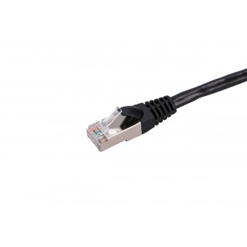 Kabel sieciowy LAN Patchcord CAT.5E FTP 3m, foliowana skręcona para, miedziany