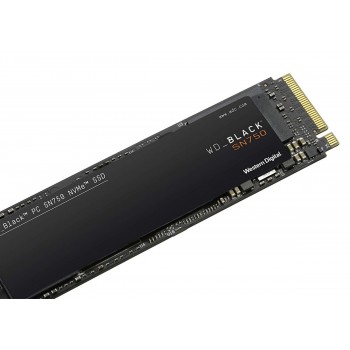 Black SSD 500GB SN750 NVMe WDS500G3X0C