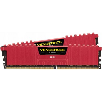 CORSAIR Vengeance LPX Pamięć DDR4 32GB 2x16GB 2666MHz CL16 1.2V Czerwona