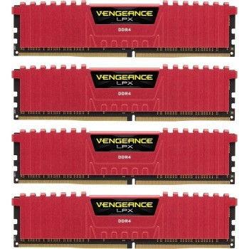 CORSAIR Vengeance LPX Pamięć DDR4 64GB 4x16GB 2133MHz CL13 1.2V Czerwona