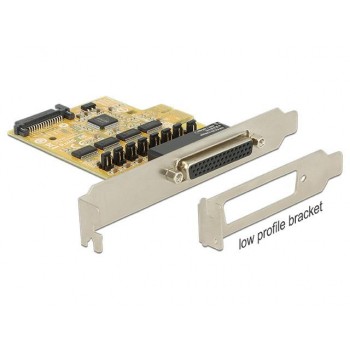DELOCK 89447 Delock Karta PCI Express 4 x COM 9PIN na kablu 5V/12V