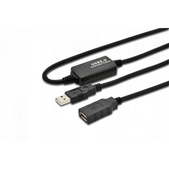 DIGITUS DA-73100-1 Kabel repeater USB 2.0 Digitus o długości 10m, 5 LGW