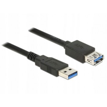 DELOCK 85053 Delock Kabel Przedłużacz USB 3.0 AM-AF, 0.5m, czarny