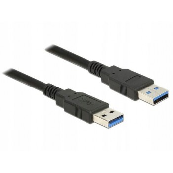 DELOCK 85060 Delock Kabel USB 3.0 AM-AM, 1m, czarny