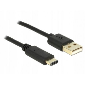 DELOCK 83327 Delock Kabel USB 2.0 Typ-AM USB Typ-C (M) 2m czarny