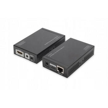 DIGITUS DS-55501 Extender HDMI HDBaseT do 100m Cat.5e, 4K 30Hz UHD, HDCP 1.4, IR, audio (zestaw)