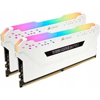 CORSAIR Vengeance RGB PRO Pamięć DDR4 16GB 2x8GB 3000MHz CL15 1.35V Biała