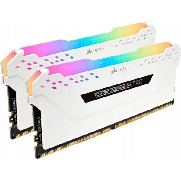 CORSAIR Vengeance RGB PRO Pamięć DDR4 16GB 2x8GB 3000MHz CL15 1.35V Biała CORSAIR Vengeance RGB PRO Pamięć DDR4 16GB 2x8GB 3000MHz CL15 1.35V Biała