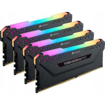 CORSAIR Vengeance RGB PRO Pamięć DDR4 32GB 4x8GB 3600MHz CL18 1.35V Czarna