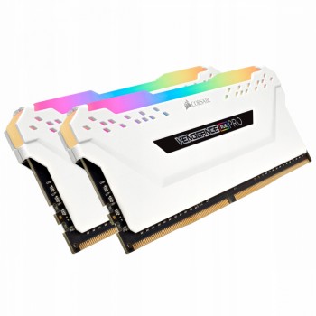 CORSAIR Vengeance RGB PRO Pamięć DDR4 32GB 2x16GB 2666MHz CL16 1.35V XMP Biała