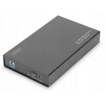 DIGITUS DA-71106 Obudowa USB 3.0 na dysk SSD/HDD 3.5 SATA III, zasilacz, aluminiowa