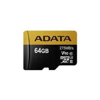 ADATA AUSDX64GUII3CL10-CA1 Adata microSDXC 64GB Class 10 read/write 275/155MBps