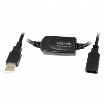 LOGILINK UA0143 LOGILINK - Kabel USB 2.0 z aktywnym wzmacniaczem sygnału dł. 10m