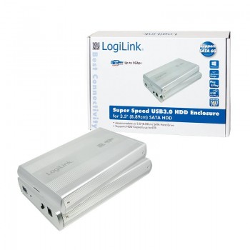 LOGILINK UA0107A LOGILINK Obudowa do HDD 3.5 SATA USB 3.0 srebrna
