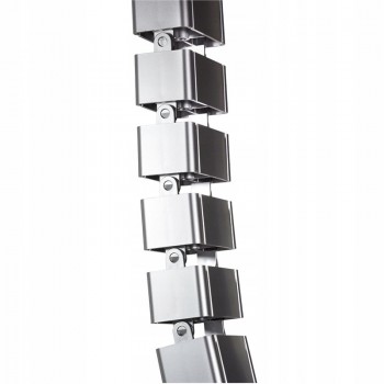 LOGILINK KAB0065 LOGILINK - Organizator kabli 800 x 68 mm (18 joints), srebrny