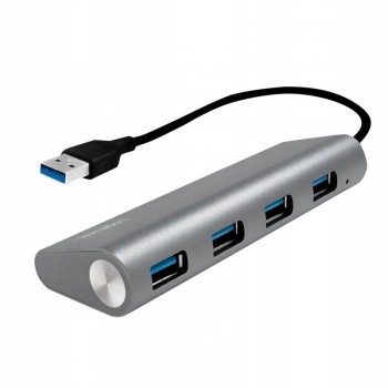 LOGILINK UA0307 LOGILINK - Hub USB 3.0, 4-portowy, aluminiowa obudowa