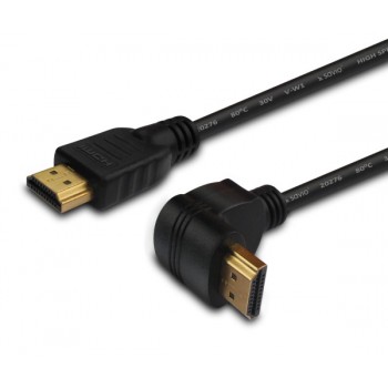 SAVIO SAVKABELCL-04 SAVIO CL-04 Kabel HDMI Kątowy v1.4 Ethernet 3D Dolby TrueHD 24k Gold 1,5m