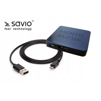 SAVIO SAVKABELCL-93 SAVIO CL-93 4K HDMI Splitter 1X2