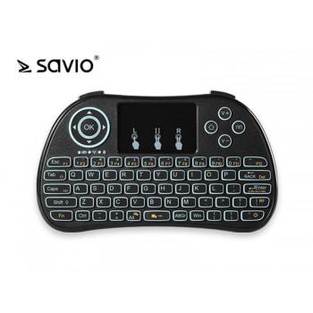 SAVIO KW-01 SAVIO KW-01 Klawiatura bezprzewodowa Android TV Box, Smart TV, PS3, XBOX 360, PC