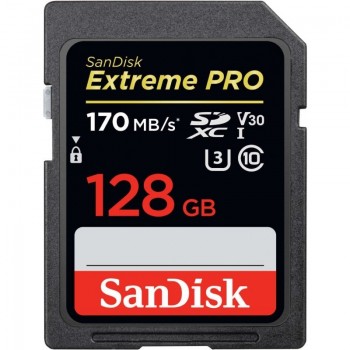 Karta pamięci Extreme Pro SDXC 128GB 170/90 MB/s V30 UHS-I U3