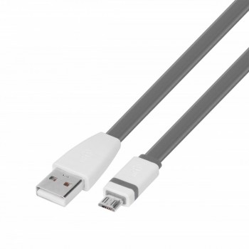 Kabel USB-Micro USB 1m szary